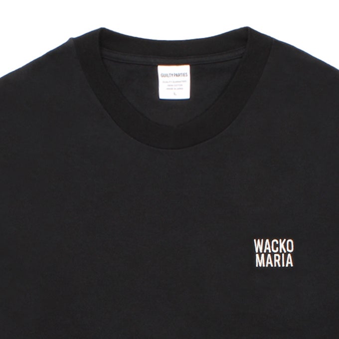 WACKO MARIA TIM LEHI / WASHED HEAVY WEIGHT CREW NECK LONG SLEEVE T