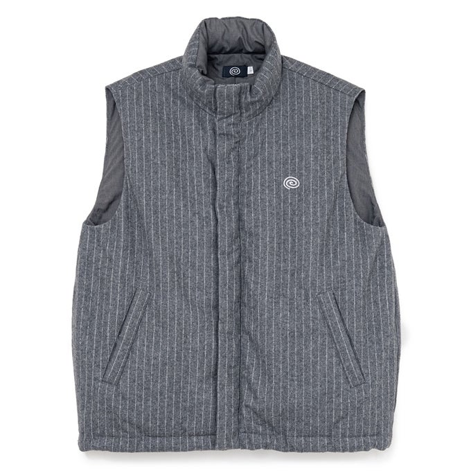 ジャケット・アウター sol soonerorlater Reversible Vest SOL/soonerorlater Pin-Stripe Padded Vest | LOCKSTOCK/STLIKE