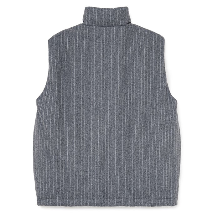 SOL/soonerorlater Pin-Stripe Padded Vest | LOCKSTOCK/STLIKE